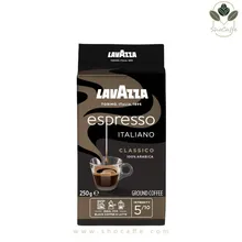 پودر قهوه لاوازا اسپرسو ایتالیانو کلاسیکو 250 گرمی Lavazza Espersso Italiano پودر قهوه لاوازا اسپرسو ایتالیانو کلاسیکو 250 گرمی Lavazza Espersso Italiano